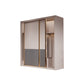 Modern Style Storage Cabinet Wooden Armoire with Doors and Drawers