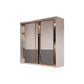 Modern Style Storage Cabinet Wooden Armoire with Doors and Drawers