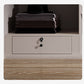 Modern Style Storage Cabinet Wooden Armoire with Doors and Drawers