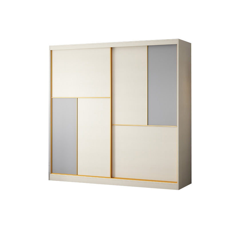 Porte scorrevoli della camera da letto Armadio in stile costiero.