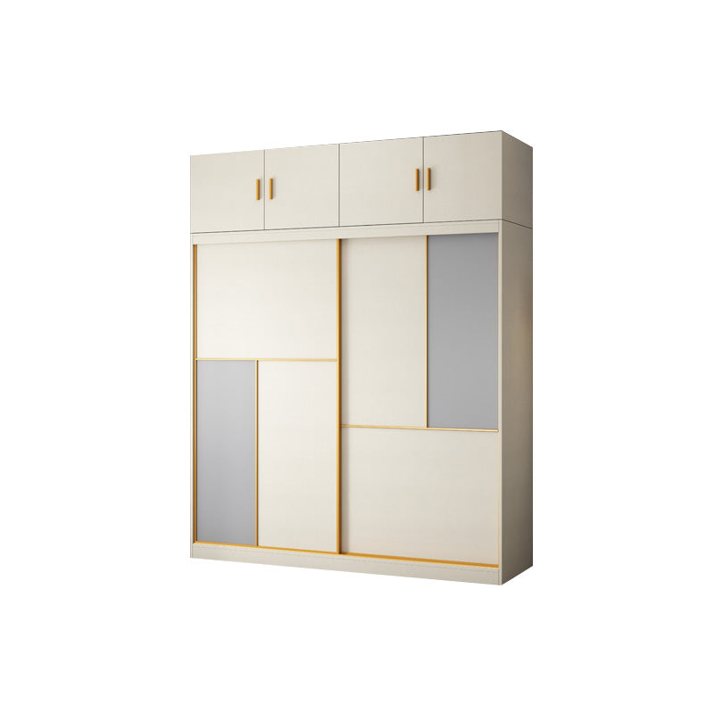 Porte scorrevoli della camera da letto Armadio in stile costiero.