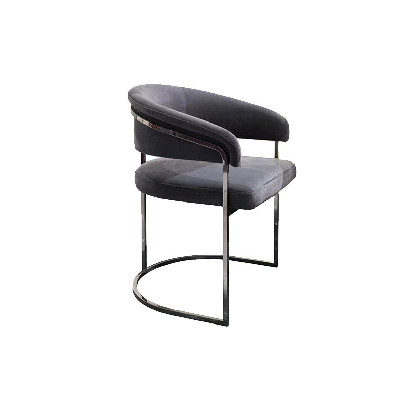 Esszimmerstuhl im Glamstil gepolsterten Armstuhl für Esszimmer