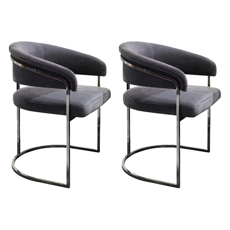 Esszimmerstuhl im Glamstil gepolsterten Armstuhl für Esszimmer