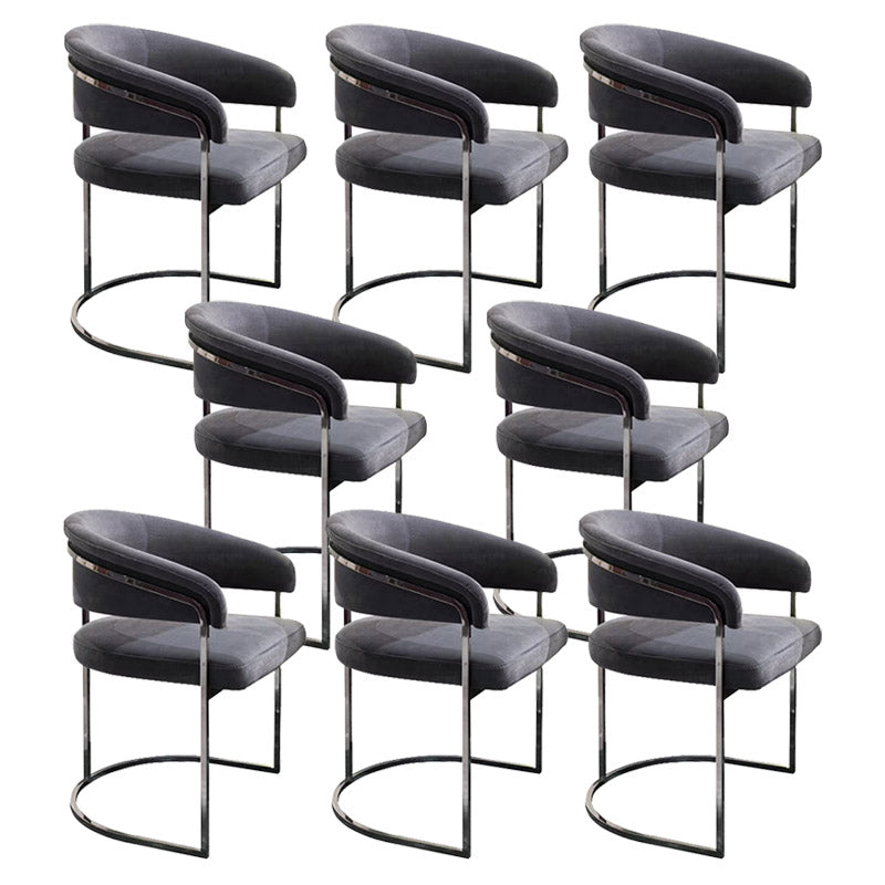 Esszimmerstuhl im Glamstil gepolsterten Armstuhl für Esszimmer