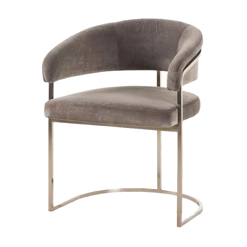 Esszimmerstuhl im Glamstil gepolsterten Armstuhl für Esszimmer