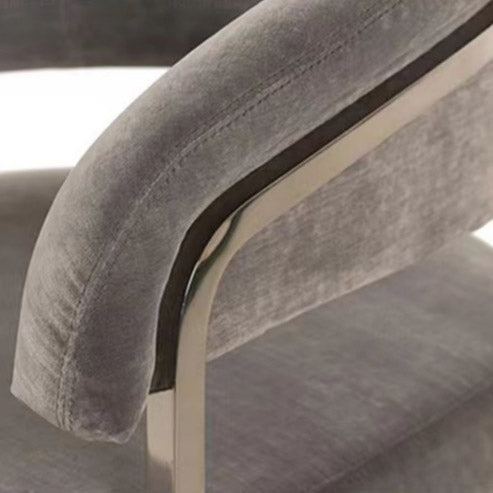 Esszimmerstuhl im Glamstil gepolsterten Armstuhl für Esszimmer