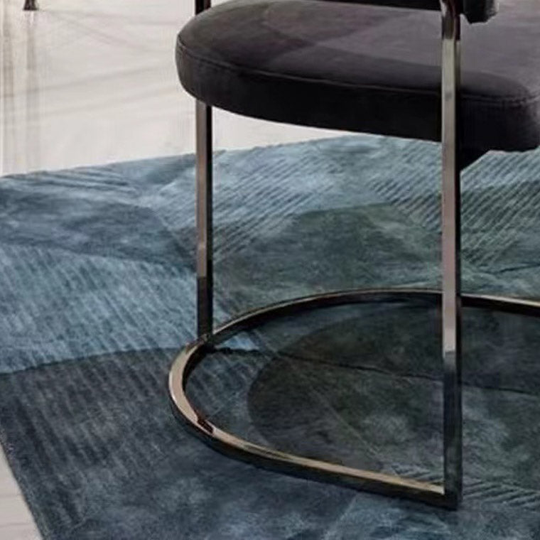 Esszimmerstuhl im Glamstil gepolsterten Armstuhl für Esszimmer