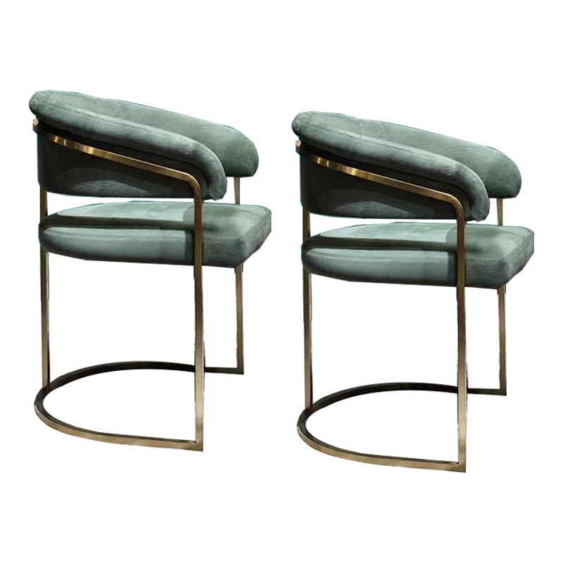 Esszimmerstuhl im Glamstil gepolsterten Armstuhl für Esszimmer