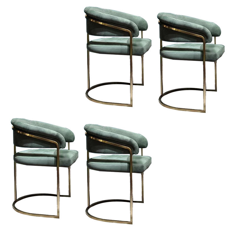 Esszimmerstuhl im Glamstil gepolsterten Armstuhl für Esszimmer