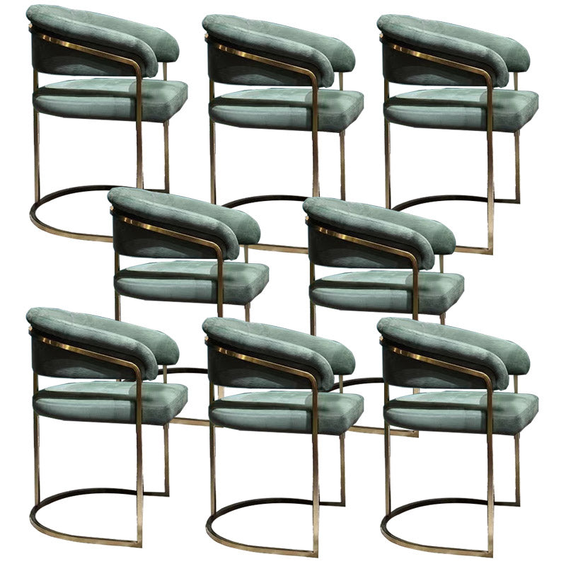 Esszimmerstuhl im Glamstil gepolsterten Armstuhl für Esszimmer