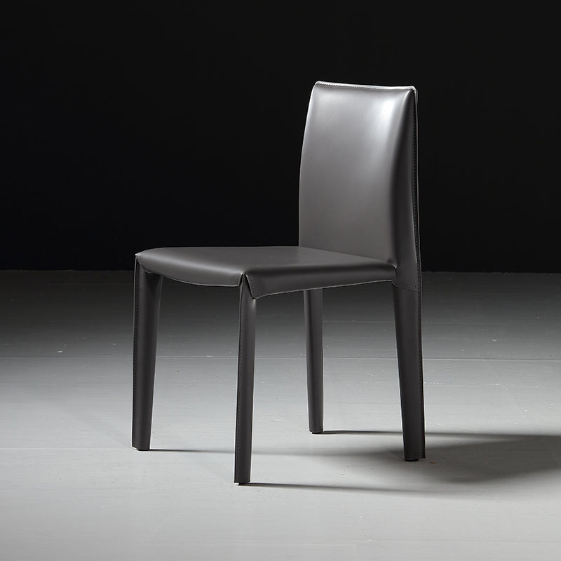 Modern Indoor Home Side Chair Faux Leather Upholstered Side Chair Clearhalo 'Dining Chairs' 'Dining Tables & Seating' 'dining_chair' 'furn' 'furn_dining_chair' 'Furniture' 'Kitchen & Dining Furniture' 7643656