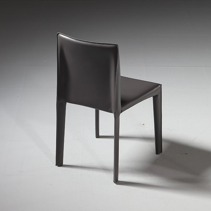 Modern Indoor Home Side Chair Faux Leather Upholstered Side Chair Clearhalo 'Dining Chairs' 'Dining Tables & Seating' 'dining_chair' 'furn' 'furn_dining_chair' 'Furniture' 'Kitchen & Dining Furniture' 7643658