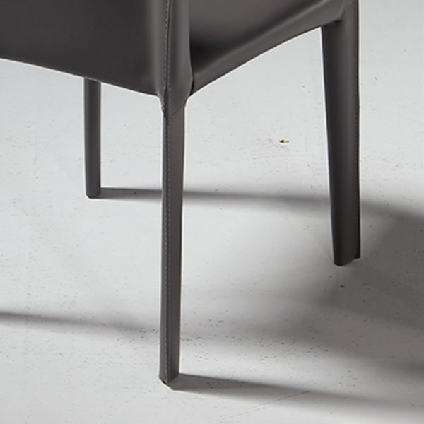 Modern Indoor Home Side Chair Faux Leather Upholstered Side Chair Clearhalo 'Dining Chairs' 'Dining Tables & Seating' 'dining_chair' 'furn' 'furn_dining_chair' 'Furniture' 'Kitchen & Dining Furniture' 7643660