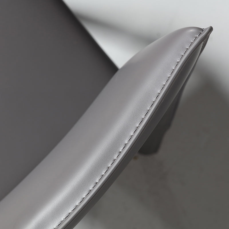 Modern Indoor Home Side Chair Faux Leather Upholstered Side Chair Clearhalo 'Dining Chairs' 'Dining Tables & Seating' 'dining_chair' 'furn' 'furn_dining_chair' 'Furniture' 'Kitchen & Dining Furniture' 7643666