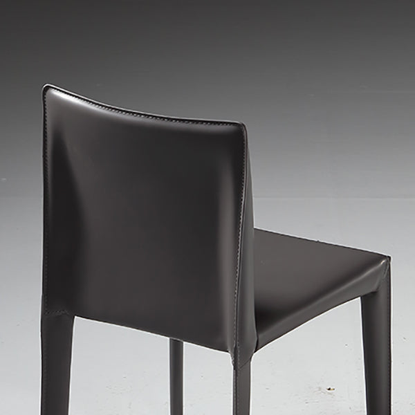 Modern Indoor Home Side Chair Faux Leather Upholstered Side Chair Clearhalo 'Dining Chairs' 'Dining Tables & Seating' 'dining_chair' 'furn' 'furn_dining_chair' 'Furniture' 'Kitchen & Dining Furniture' 7643668