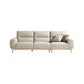 Contemporary Sewn Pillow Back Square Arm Sofa For Living Room