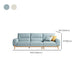Contemporary Sewn Pillow Back Square Arm Sofa For Living Room