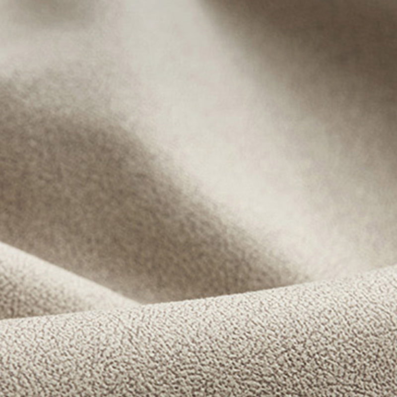 Contemporary Solid Color Sewn Pillow Back Sofa For Living Room