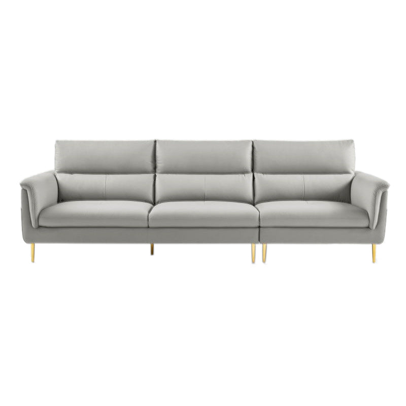 Divano con soggiorno contemporaneo in pelle vera in pelle vera e propria