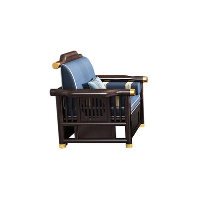 Divano in legno in legno in stile contemporaneo per soggiorno per soggiorno