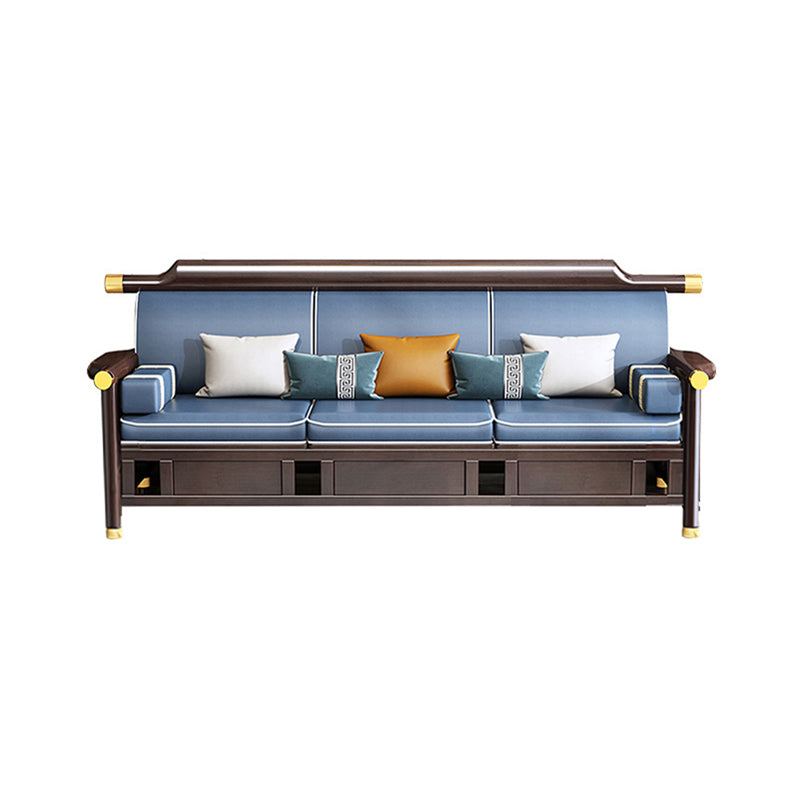 Divano in legno in legno in stile contemporaneo per soggiorno per soggiorno