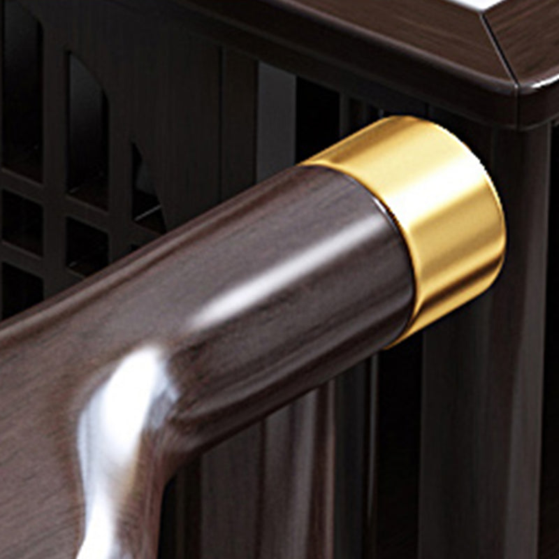 Divano in legno in legno in stile contemporaneo per soggiorno per soggiorno