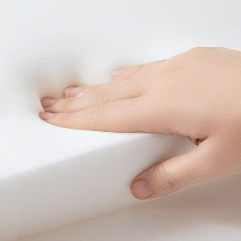 Contemporary Faux Leather Pillow Top Arm Sofa Ottoman Included