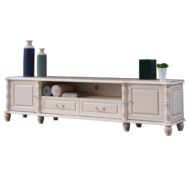 Scandinavian TV Media Stand Wooden Stand Console with Drawers Clearhalo 'furn' 'furn_tv_stands_entertainment_centers' 'Furniture' 'Living Room Furniture' 'TV Stands & Entertainment Centers' 'TV Stands & Media Storage Furniture' 'tv_stands_entertainment_centers' 7647132