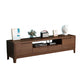 Open Storage TV Media Console Solid Wood TV Stand Console with Drawers Nut-Brown Clearhalo 'furn' 'furn_tv_stands_entertainment_centers' 'Furniture' 'Living Room Furniture' 'TV Stands & Entertainment Centers' 'TV Stands & Media Storage Furniture' 'tv_stands_entertainment_centers' 7647224