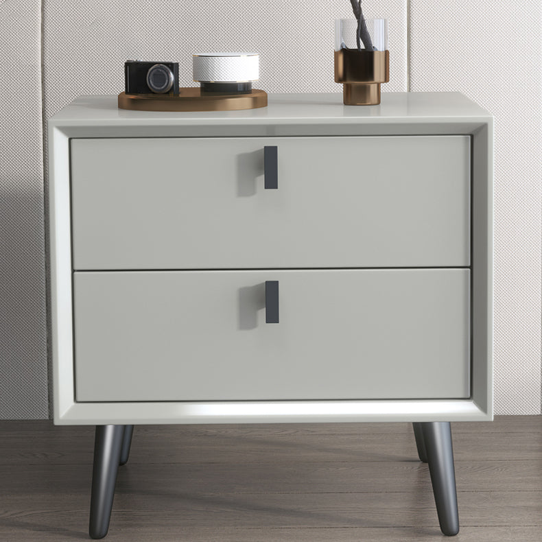 Table de chevet de chevet de lit contemporain avec tiroirs