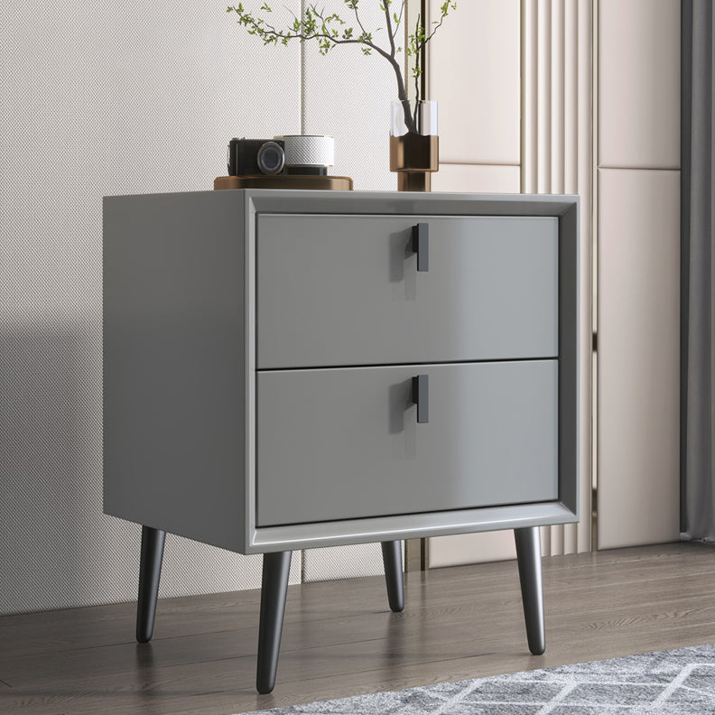 Table de chevet de chevet de lit contemporain avec tiroirs