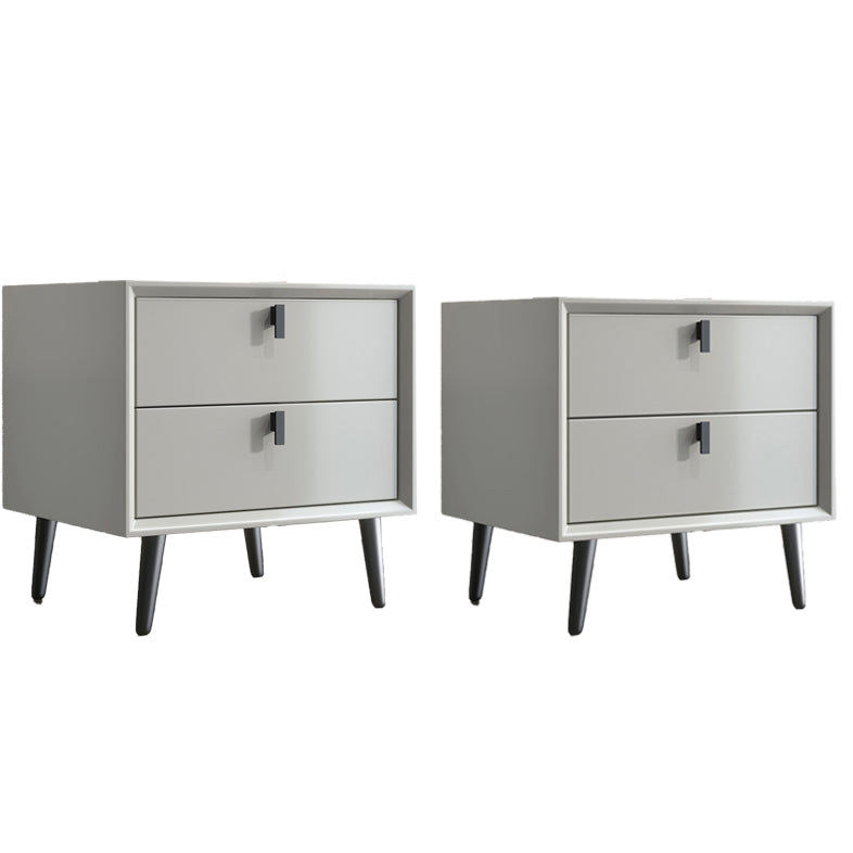 Table de chevet de chevet de lit contemporain avec tiroirs