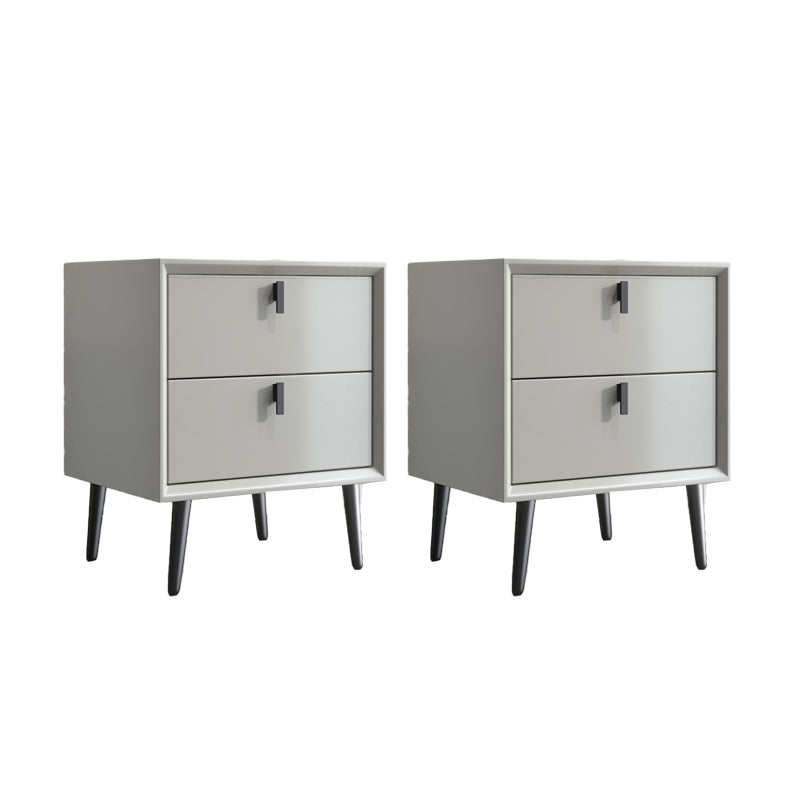 Table de chevet de chevet de lit contemporain avec tiroirs