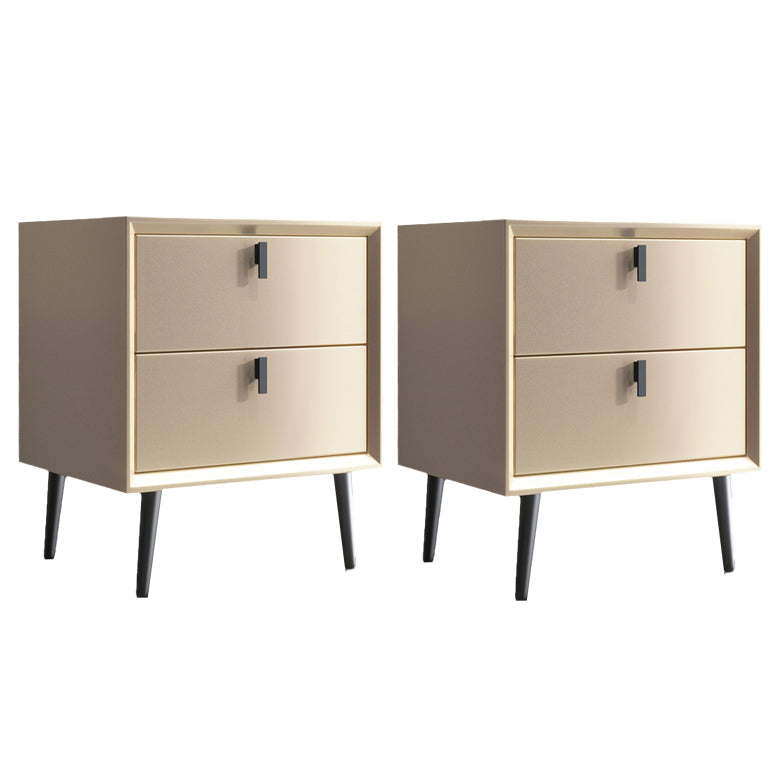 Table de chevet de chevet de lit contemporain avec tiroirs