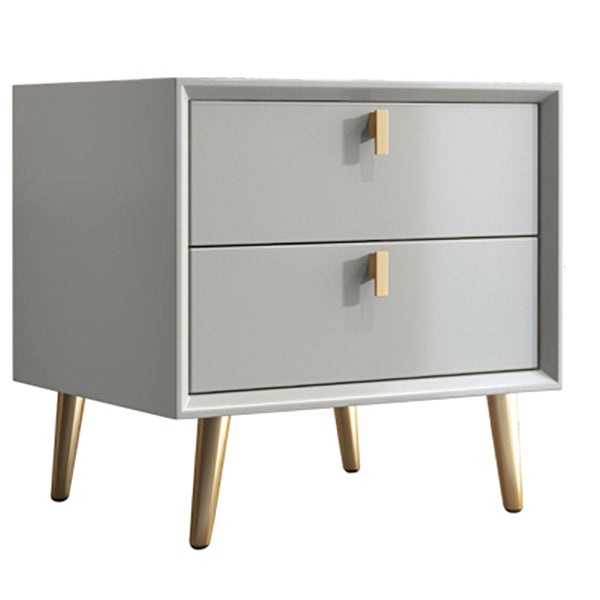 Comodino da letto in legno in legno a tavola notturna contemporanea con cassetti