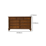 引き出し付きのモダンストレージチェストドレッサーソリッドウッドストレージチェスト