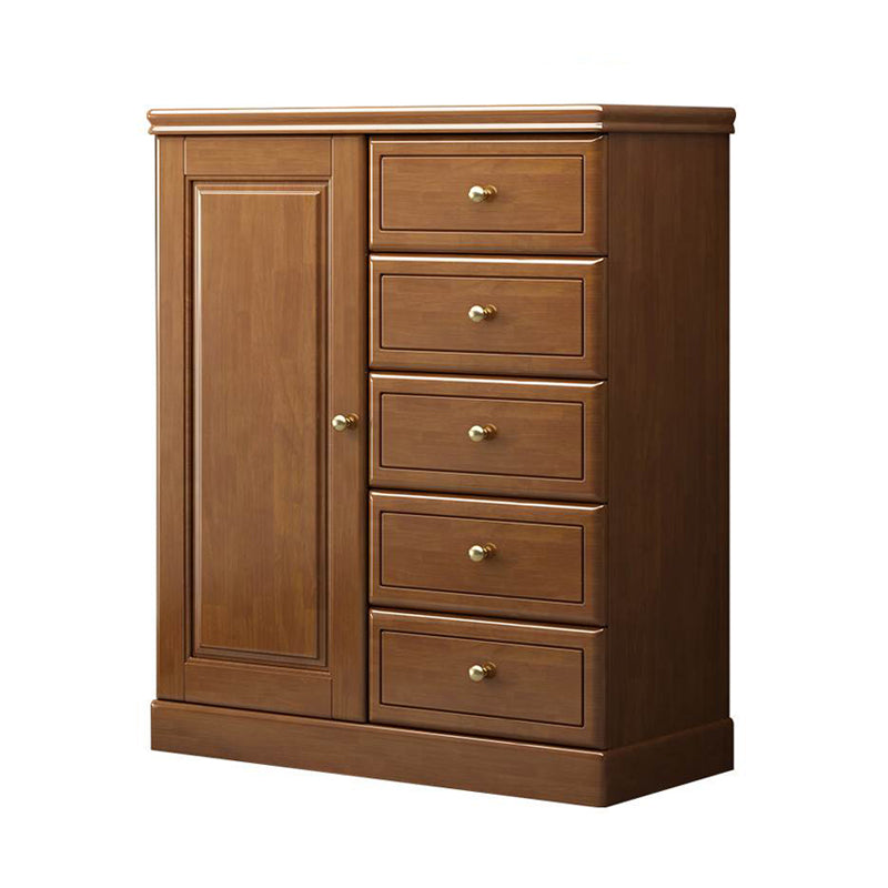 Cofensador de cofre de almacenamiento de madera maciza cofre de almacenamiento moderno con cajones