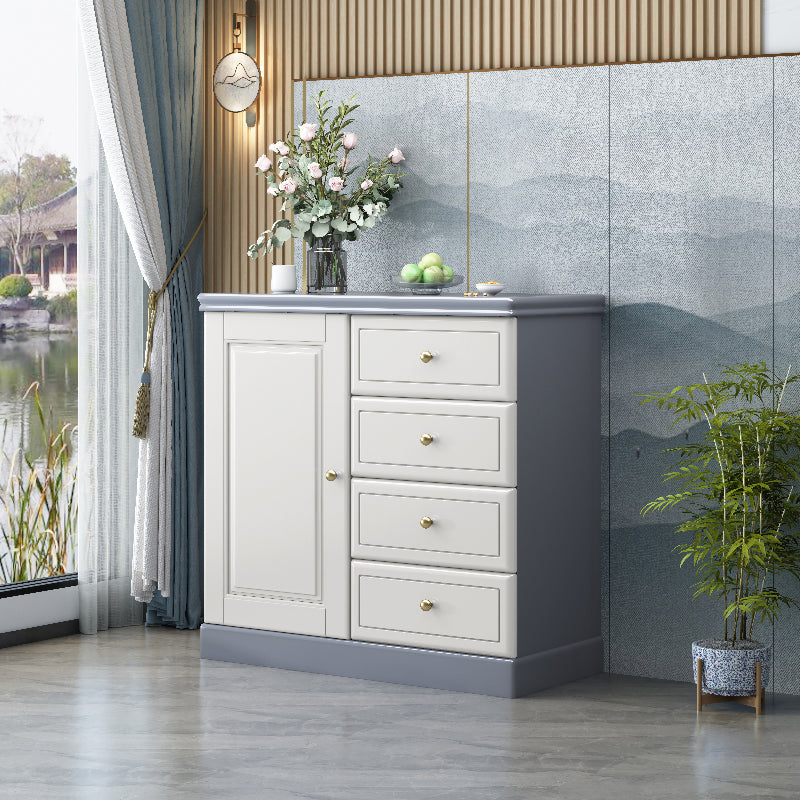 Cofensador de cofre de almacenamiento de madera maciza cofre de almacenamiento moderno con cajones