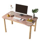 Bureau de bureau en bois de style contemporain Desk de forme de forme irrégulière en rose / vert / blanc