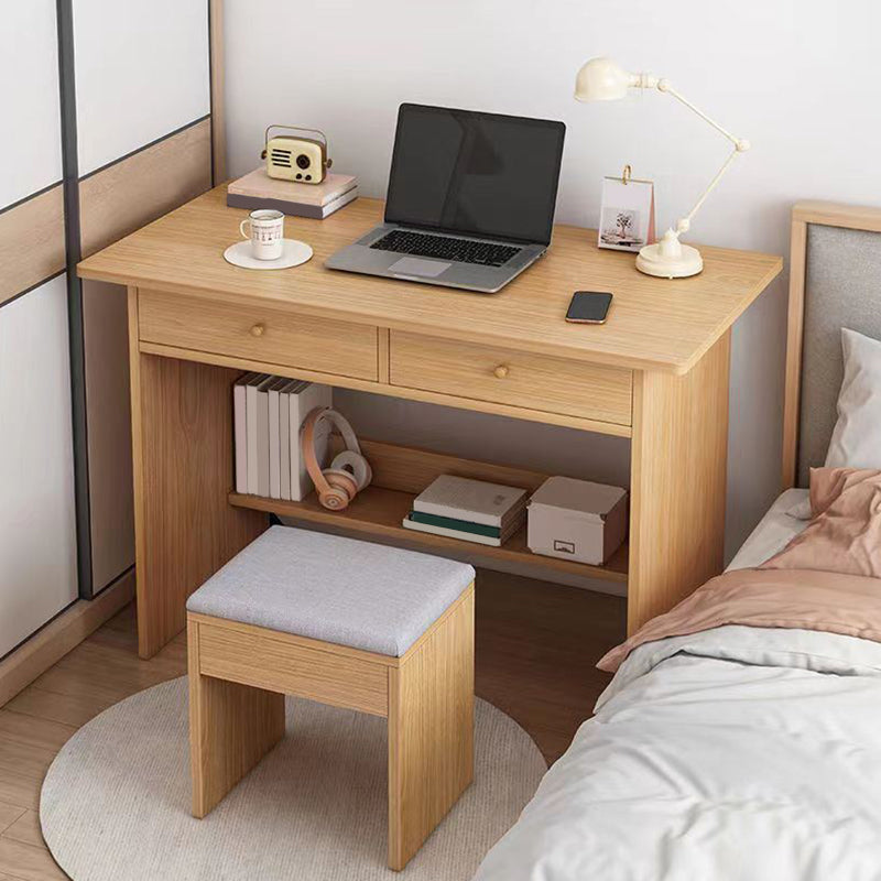 Bureau d'écriture en bois d'ingénierie Bureau rectangulaire contemporain pour le bureau