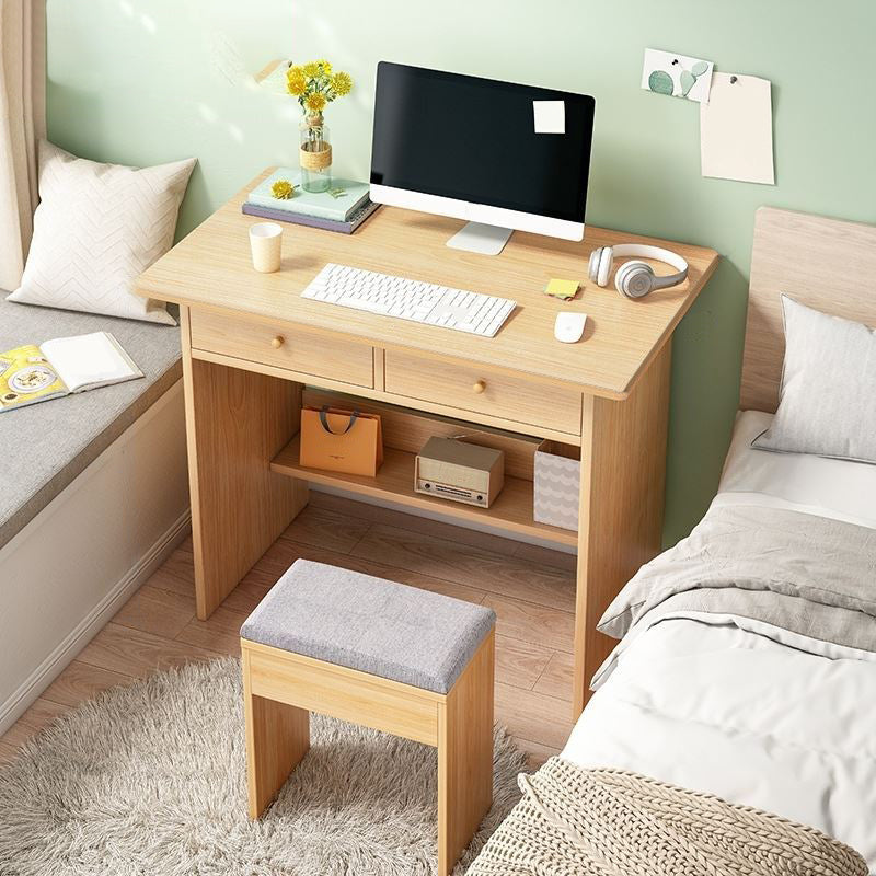 Bureau d'écriture en bois d'ingénierie Bureau rectangulaire contemporain pour le bureau