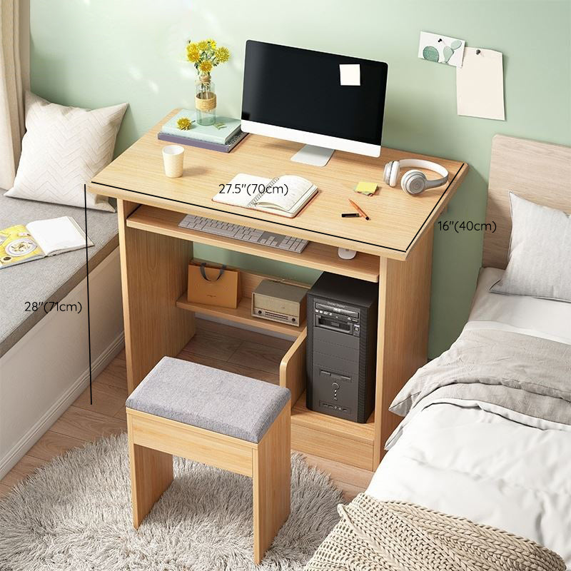 Bureau d'écriture en bois d'ingénierie Bureau rectangulaire contemporain pour le bureau