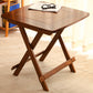 Modern Folding Home Writing Desk Bamboo Square Trestle Office Desk