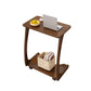 Modern Rectangular Office Desk Wood Writing Desk with Caster Wheels