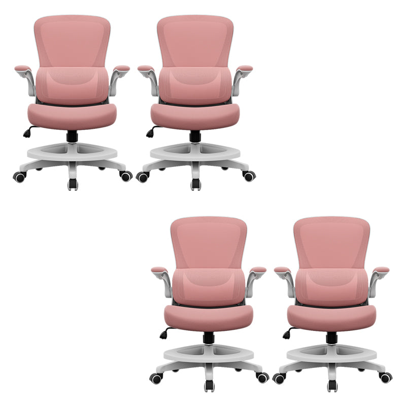 Silla de escritorio de brazos extraíbles modernos sin angustia silla de diapositivas ergonómica con ruedas