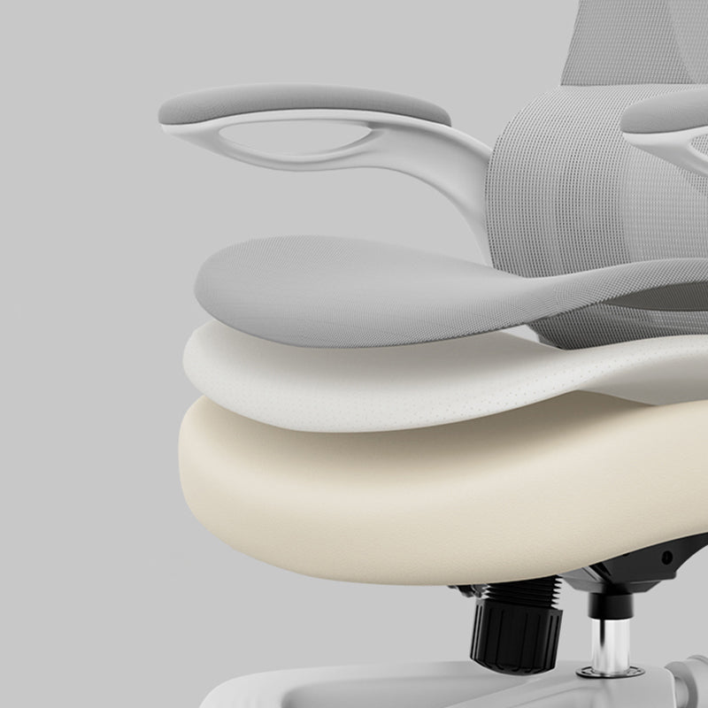 Silla de escritorio de brazos extraíbles modernos sin angustia silla de diapositivas ergonómica con ruedas