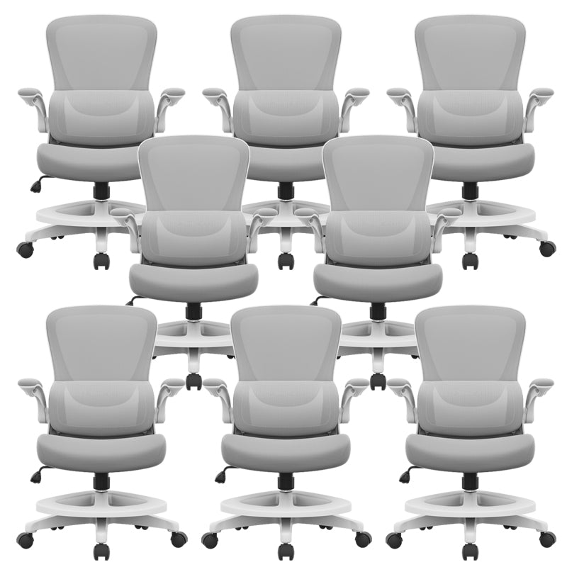 Silla de escritorio de brazos extraíbles modernos sin angustia silla de diapositivas ergonómica con ruedas