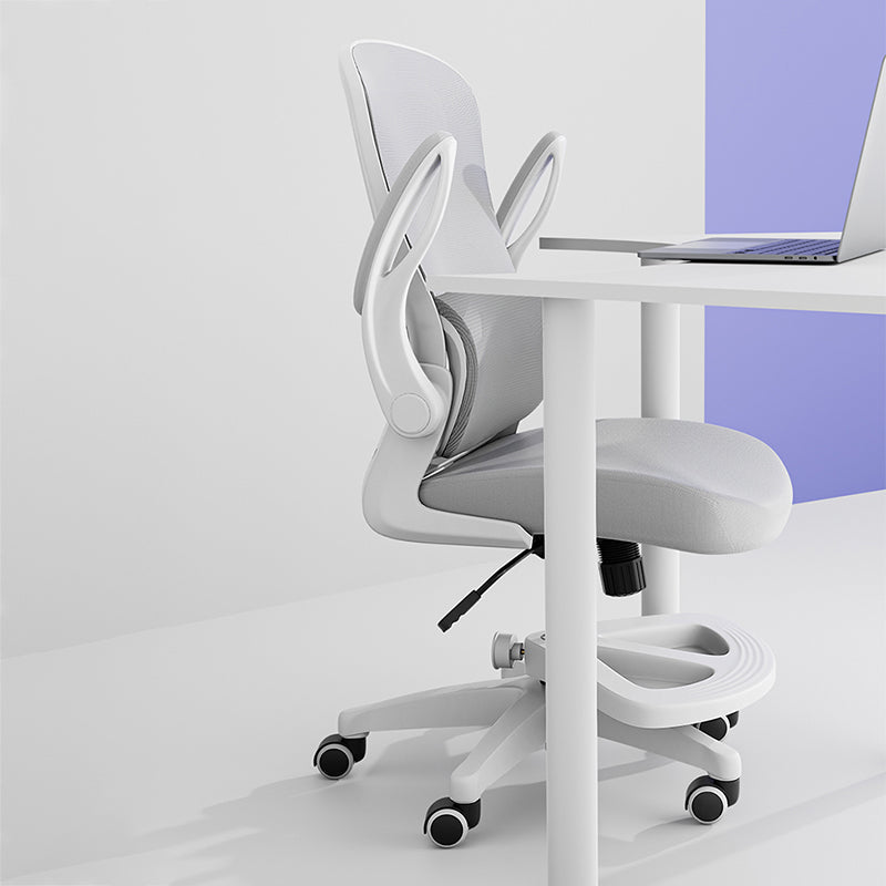 Silla de escritorio de brazos extraíbles modernos sin angustia silla de diapositivas ergonómica con ruedas