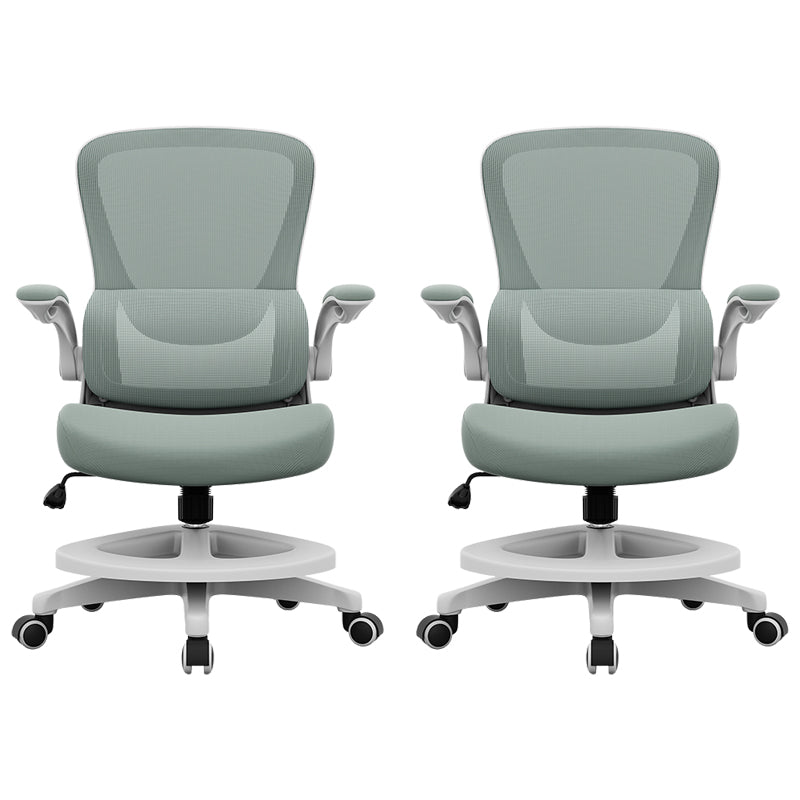 Silla de escritorio de brazos extraíbles modernos sin angustia silla de diapositivas ergonómica con ruedas