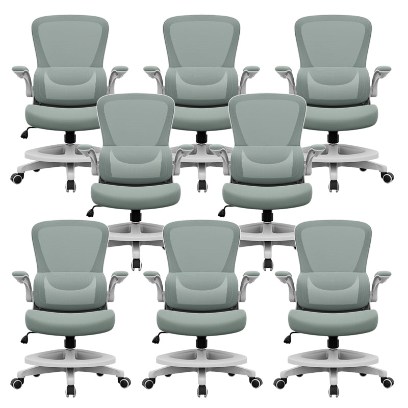 Silla de escritorio de brazos extraíbles modernos sin angustia silla de diapositivas ergonómica con ruedas